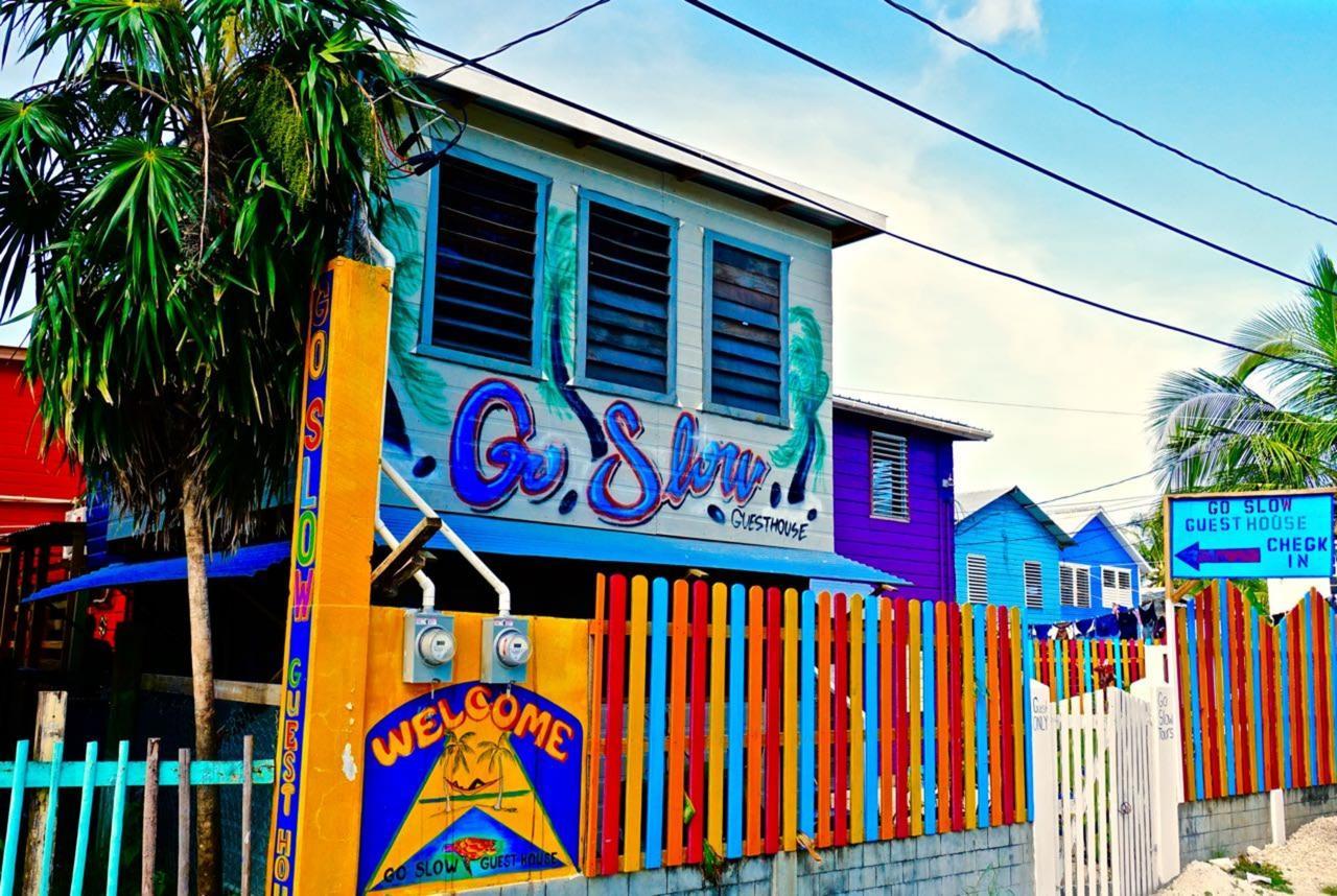 Go Slow Guesthouse Caye Caulker Kültér fotó